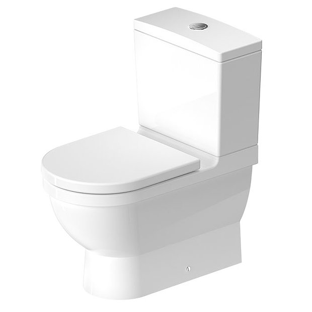 Duravit Starck 3 BTW Close Coupled Toilet + Seat Large Image