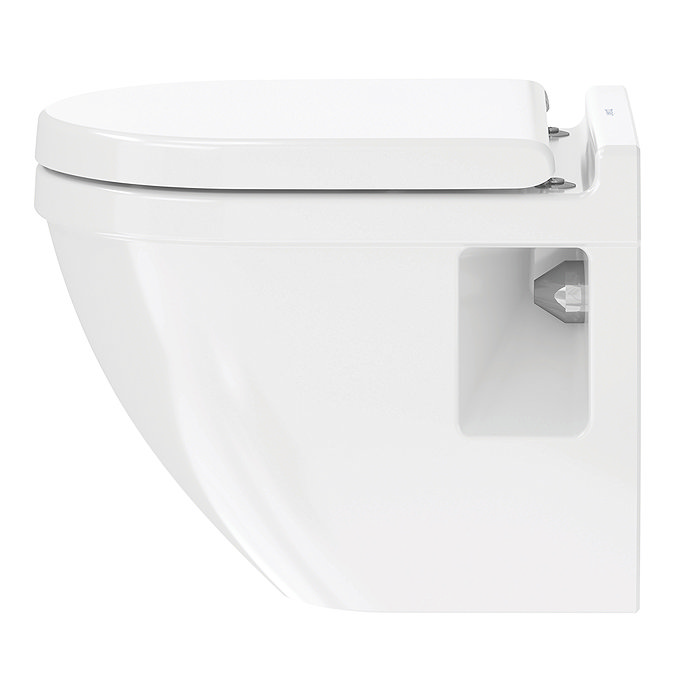 Duravit Starck 3 Compact Wall Hung Toilet Pan + Seat  Profile Large Image