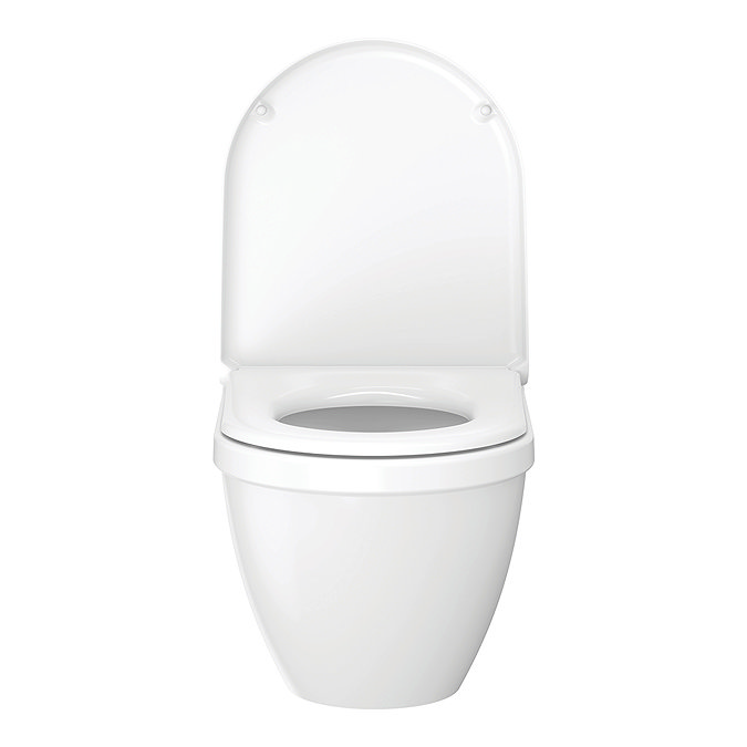 Duravit Starck 3 Compact Wall Hung Toilet Pan + Seat  In Bathroom Large Image