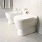 Duravit Starck 3 HygieneGlaze Back to Wall Toilet Pan + Seat Profile Large Image