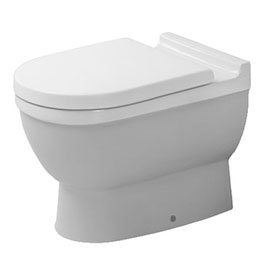 Duravit Starck 3 Back to Wall Toilet Pan + Seat Medium Image