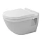 Duravit Starck 3 Wall Hung Toilet Pan + Seat Large Image