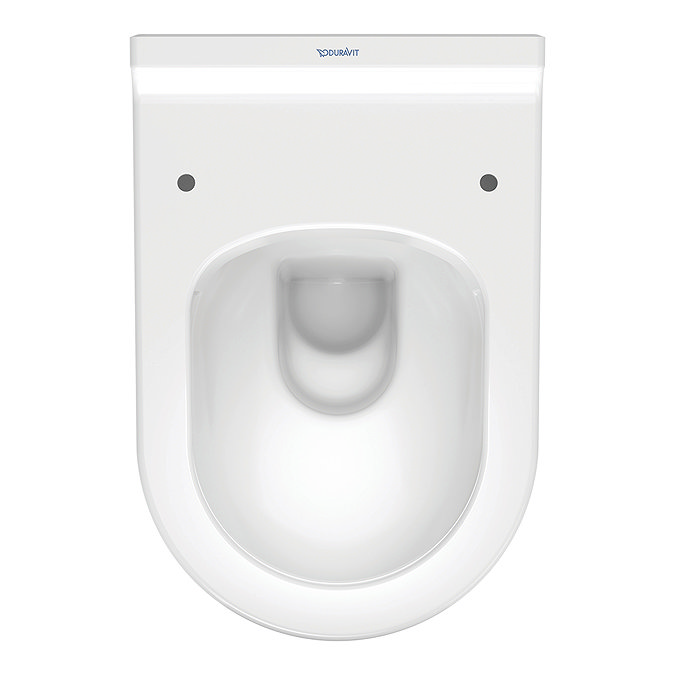 Duravit Starck 3 Rimless Durafix Wall Hung Toilet + Seat  In Bathroom Large Image