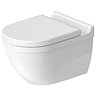 Duravit Starck 3 Rimless Durafix Wall Hung Toilet + Seat Large Image