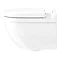 Duravit Starck 3 Rimless HygieneGlaze Durafix Wall Hung Toilet + Seat  Newest Large Image