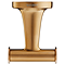 Duravit Starck T Wall Mounted Double Towel Hook - Brushed Bronze