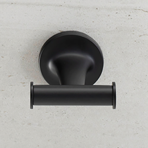 Duravit Starck T Wall Mounted Double Towel Hook - Matt Black