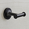 Duravit Starck T Wall Mounted Double Towel Hook - Matt Black