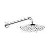 Duravit Thermostatic Round Concealed Shower Set with Fixed Head & Shower Kit with Outlet - Chrome
