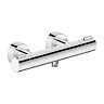 Duravit Thermostatic Shower Bar Valve & Slider Rail Kit - Chrome