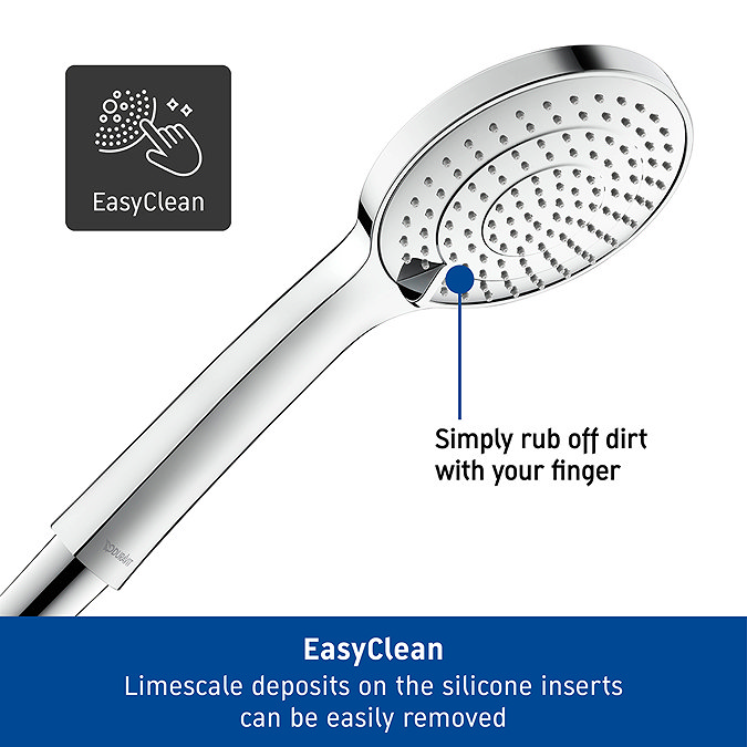 Duravit Thermostatic Shower System 1000 - Brushed Stainless Steel