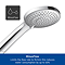 Duravit Thermostatic Shower System 1000 - Brushed Stainless Steel