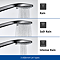 Duravit Thermostatic Shower System 1000 - Polished Gold