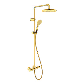 Duravit Thermostatic Shower System 1000 - Polished Gold