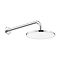Duravit Thermostatic Square Concealed Shower Set with Fixed Head & Slider Rail Kit - Chrome