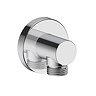 Duravit Thermostatic Square Concealed Shower Set with Fixed Head & Slider Rail Kit - Chrome