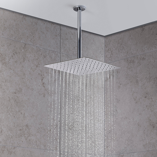 Duravit Universal Square 300mm Shower Head Stainless Steel UV0660031010