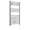 E-Diamond Electric Only Heated Towel Rail - W400mm x H720mm - Chrome - Straight Large Image