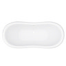 Earl 1750 Double Ended Roll Top Slipper Bath + White Leg Set  Feature Large Image