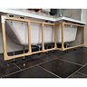 Easy Fit 1500-1700mm Extendable Front Bath Frame for L-Shape Baths Large Image