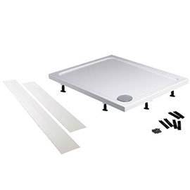 Easy Plumb Shower Tray Panel and Leg Set (1000 & 1700 Panel) - LEGC Medium Image