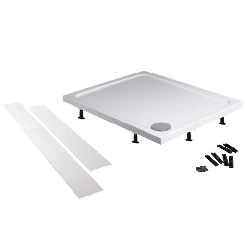 Easy Plumb Shower Tray Panel and Leg Set (1000 Panel x 2) - LEGA Large Image