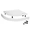 Easy Plumb Shower Tray Panel and Leg Set (1000 x 1000 Curved Plinth)
