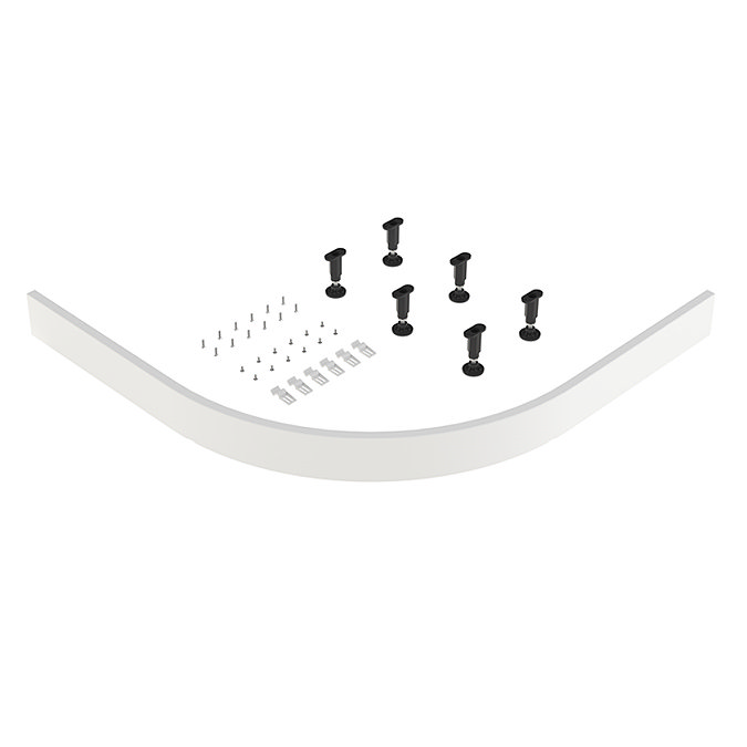 Easy Plumb Shower Tray Panel and Leg Set (1000 x 1000 Curved Plinth)