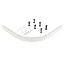 Easy Plumb Shower Tray Panel and Leg Set (1000 x 1000 Curved Plinth)