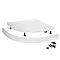 Easy Plumb Shower Tray Panel and Leg Set (1200 x 1000 Curved Panel)