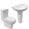 Eclipse 4-Piece Modern Bathroom Suite In Bathroom Large Image