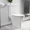 Eclipse Modern Short Projection Toilet + Soft Close Seat Feature Large Image