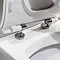 Eclipse Modern Short Projection Toilet + Soft Close Seat In Bathroom Large Image