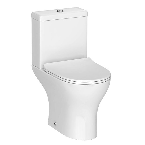 Eclipse Modern Short Projection Toilet + Seat Victorian Plumbing