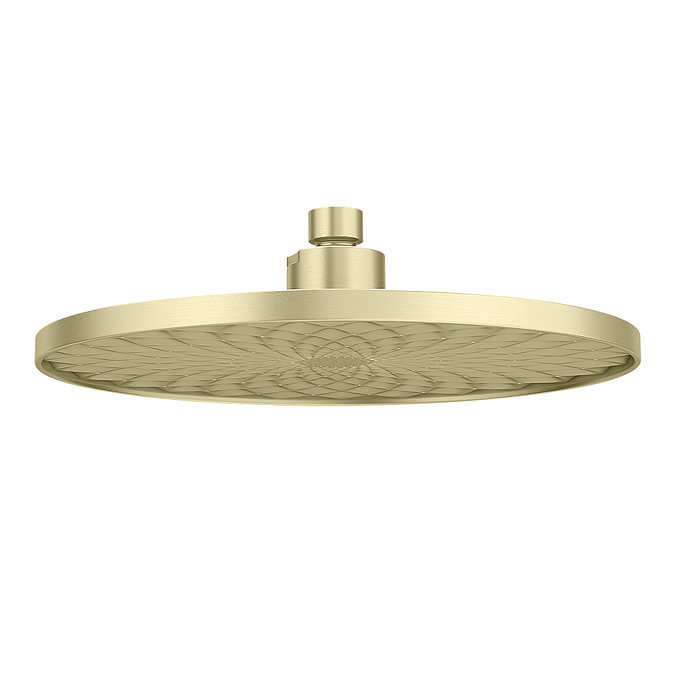 Arezzo EcoDelux Water Saving Round Shower Head Brushed Brass