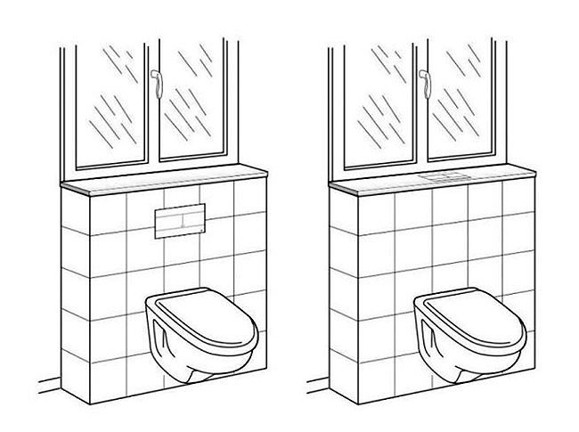 EcoDelux Compact Toilet Frame with Matt Black Tornado Flush Toilet and Matt Black Flush Plate