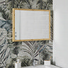 EcoDelux 600 x 800mm Bamboo Frame Rectangular Mirror  Profile Large Image