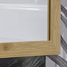 EcoDelux 600 x 800mm Bamboo Frame Rectangular Mirror  Standard Large Image