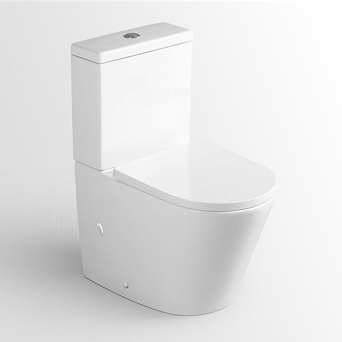 EcoDelux Arezzo Water Saving BTW Close Coupled Toilet + Soft Close Seat
