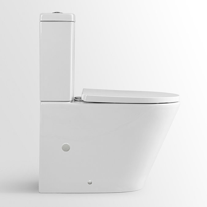  EcoDelux Arezzo Water Saving BTW Close Coupled Toilet + Soft Close Seat