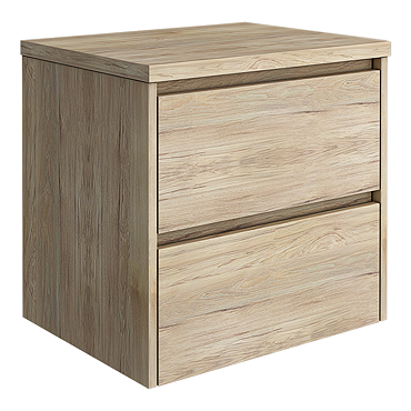 EcoDelux Ballance 600mm Natural Oak Vanity Unit