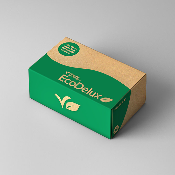 EcoDelux Bamboo Round Toothbrush Holder White
