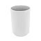 EcoDelux Bamboo Round Tumbler White Large Image