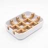 EcoDelux Bamboo Soap Dish - White