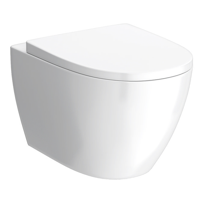 EcoDelux Gloss White Tornado Flush WH Pan & Soft Close Seat