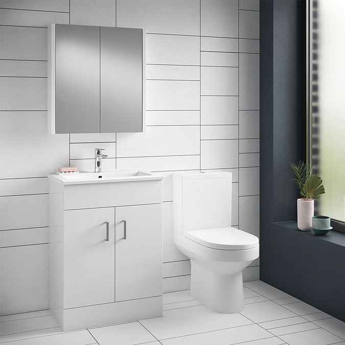 EcoDelux Metro Water Saving Close Coupled Toilet + Soft Close Seat  additional Large Image