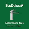 EcoDelux Round Water Saving Mono Basin Mixer Tap with Waste  Standard Large Image