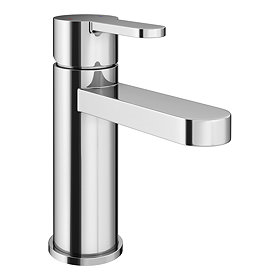 EcoDelux Round Water Saving Mono Basin Mixer Tap with Waste Large Image