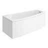 EcoDelux Space Saver 1600 x 700/500 Curved Bath with Front Panel