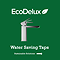 EcoDelux Square Water Saving Mono Basin Mixer Tap with Waste  Standard Large Image
